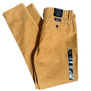 Banana Republic Mustard Lived-In Chino Skinny Fit 32x32